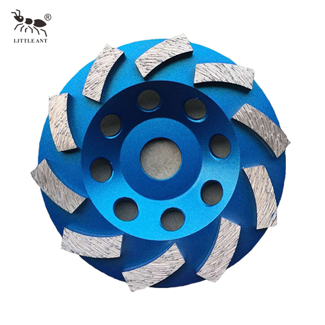 Hollow-rzeźbione projektu Quick Cut Metal Bond Diamond Beton Treating Wheel Deep Blue