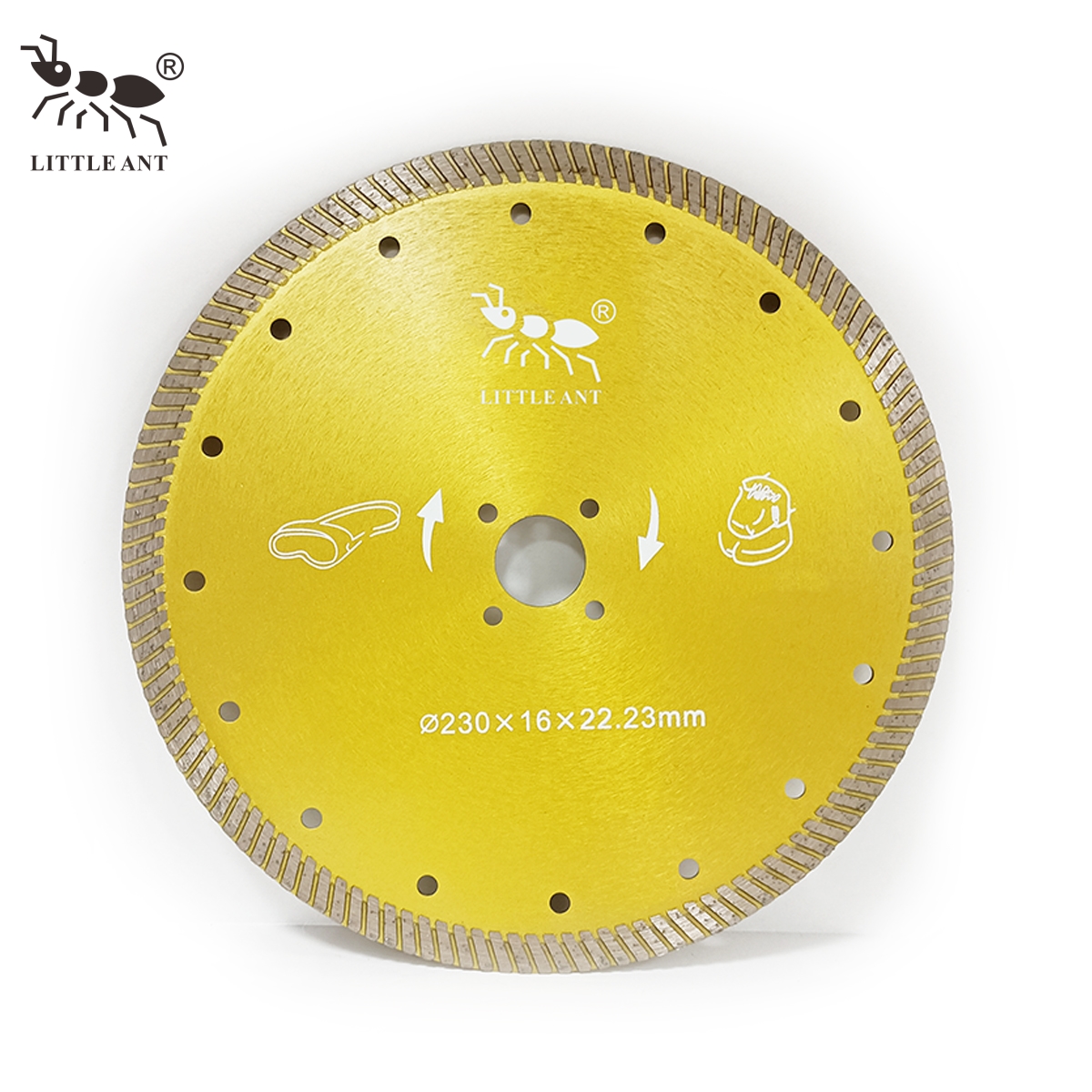 Diamond Wide Turbo Blade do cięcia betonu z granitu i piaskowca