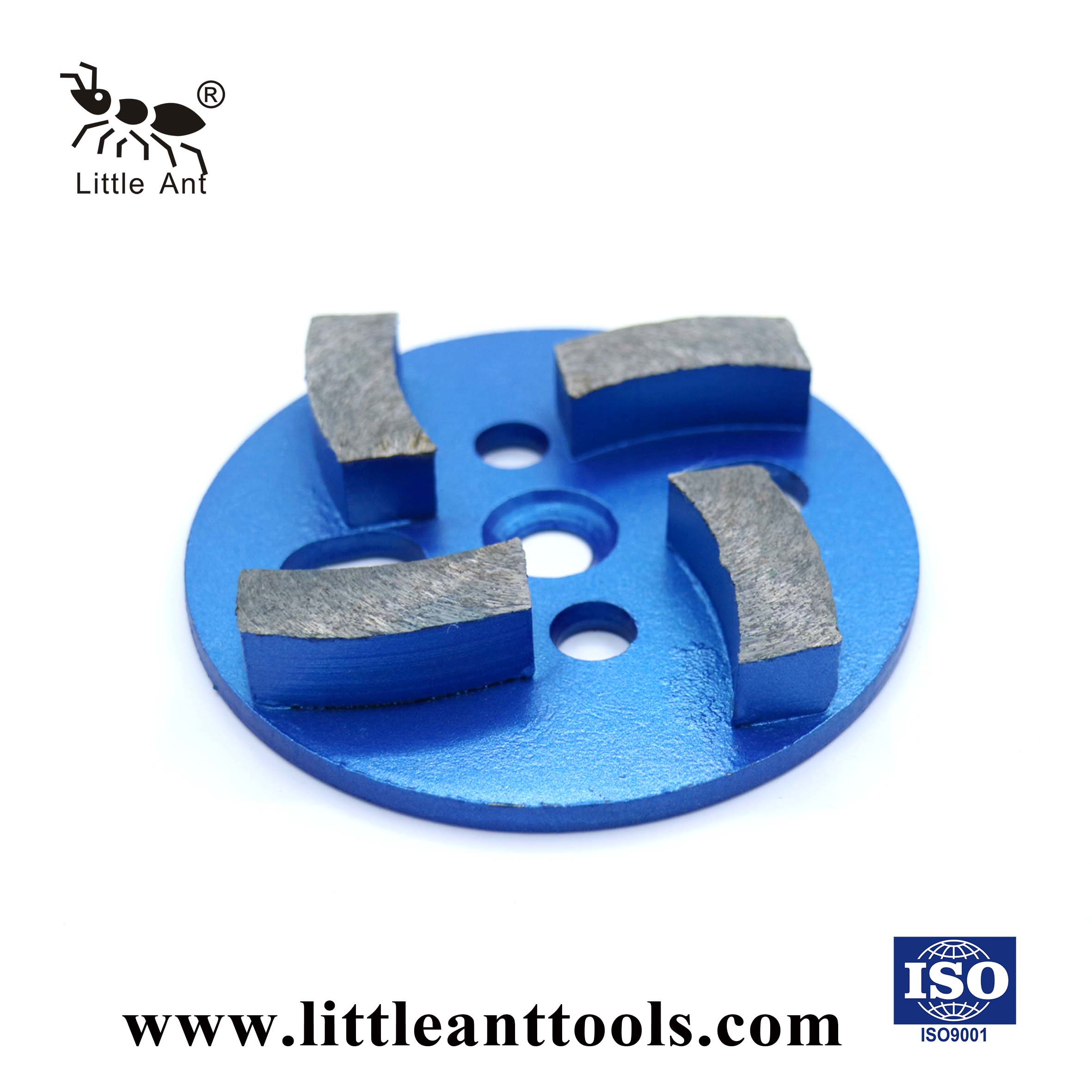 Okrągłe szlifierskie narzędzie metalowe do betonu suchego i mokrego użycia 4 przekładni w kształcie łuku 100 mm